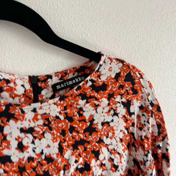 Marimekko Daisy Poppy Dress, size 38 - Picture 5 of 6
